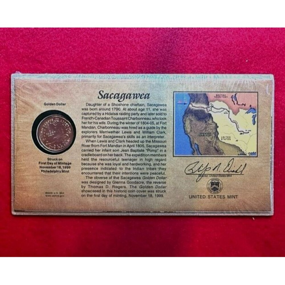 2000 P Sacagawea Dollar 1st Day of Mintage Sealed US Mint Package